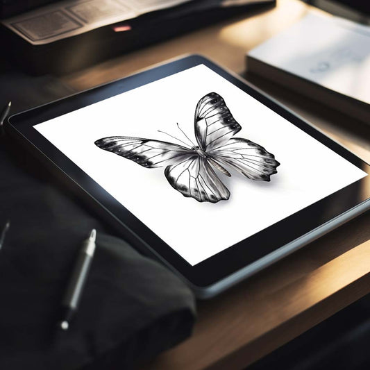 Realistic tattoo design - Butterfly