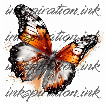 Realistic tattoo design - Butterfly 3