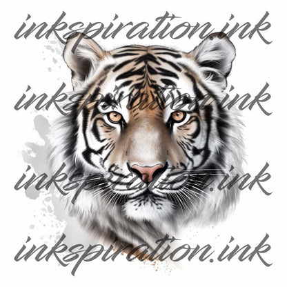 Realistic tattoo design - Tiger 5